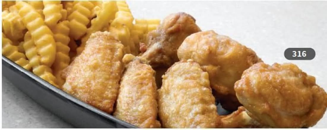 Desert Wings with Fries (風沙雞翼配薯條 (6隻))